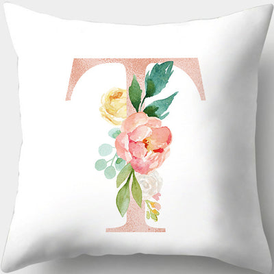 Funda de Almohada con Letras Florales Día de San Valentín Impresión Digital - Image 45
