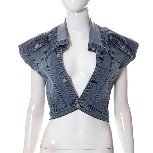 Conjunto Falda Denim Casual para Mujer - Estilo Street Wear Moderno - Image 21