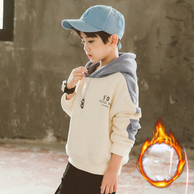 Chaqueta Acolchada con Forro de Terciopelo para Niños - Otoño e Invierno - Image 3