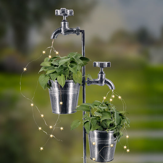 Luz Solar para Jardín con Grifo Decorativo - Image 3