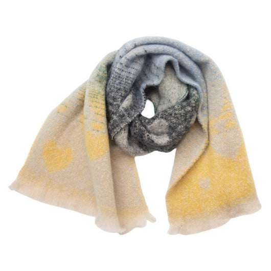 Cuello Térmico Jacquard con Diseño de Amor - Bufanda Versátil Europea - Image 7