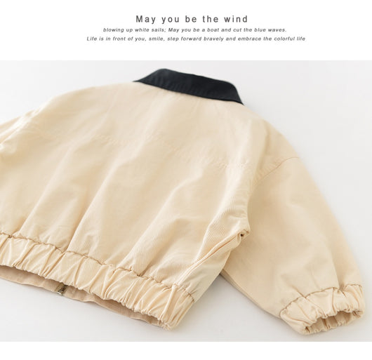 Cardigan con Cuello Grande y Cierre de Cremallera para Niños - Image 11