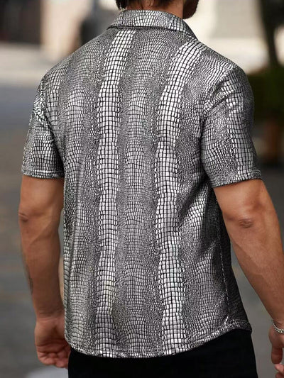 Camisa Casual Retro para Hombre con Cuello Solapa - Image 17