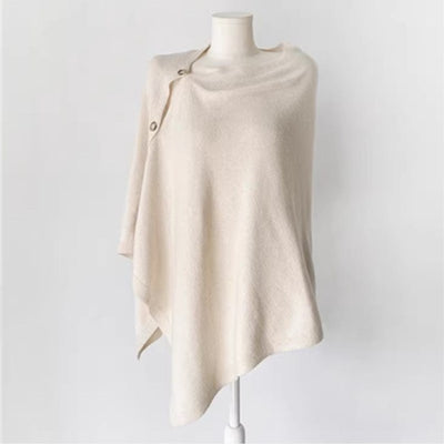Capa Chal de Lana para Mujer con Corte Diagonal - Image 8