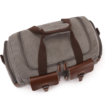 Bolsa de Viaje Estilo Europeo Americano en Lona Portátil - Image 4