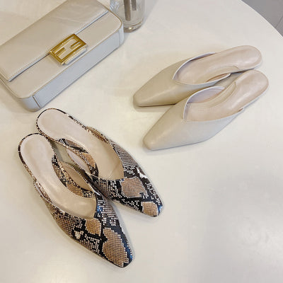 Sandalias Planas con Patrón Serpiente - Cómodas y Versátiles para Todo el Año - Image 13