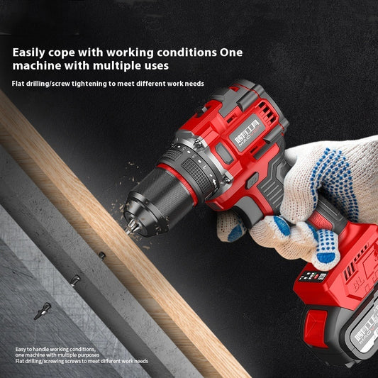 Taladro Percutor Inalámbrico Brushless con Batería de Litio