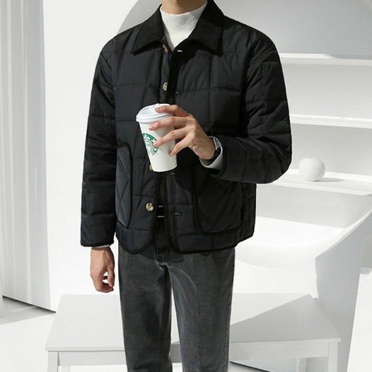 Camisa Suelta de Algodón Estilo Coreano para Invierno