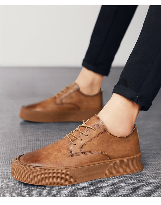 Zapatos Casuales Coreanos con Plataforma y Cordones - Image 21