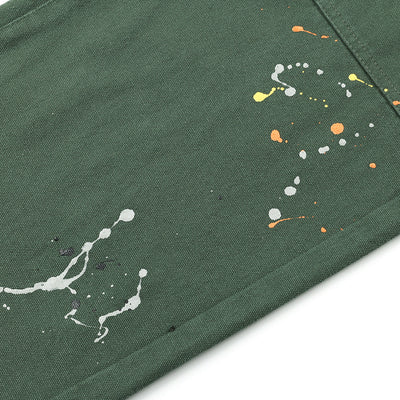 Pantalones Rectos con Diseño Splash de Pintura Artística - Image 3