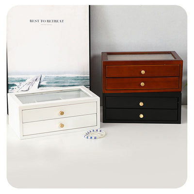 Caja Organizadora de Madera para Joyas y Maquillaje - Image 14