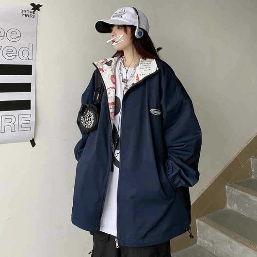 Abrigo Suelto para Mujer Primavera Otoño Estilo Coreano - Image 9