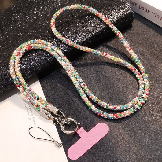 Correa Crossbody para Celular con Cristales Brillantes