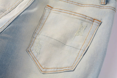 Jeans Slim Fit Efecto Desgastado INS - Image 16