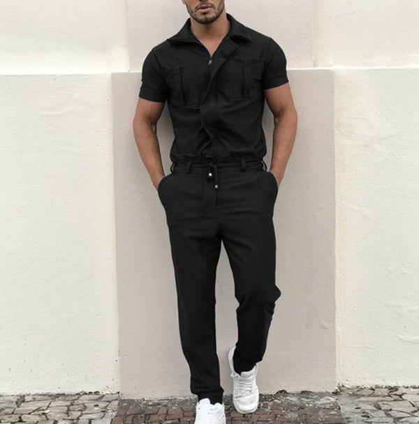 Pantalón Casual Suelto Hombre - Conjunto de Una Pieza