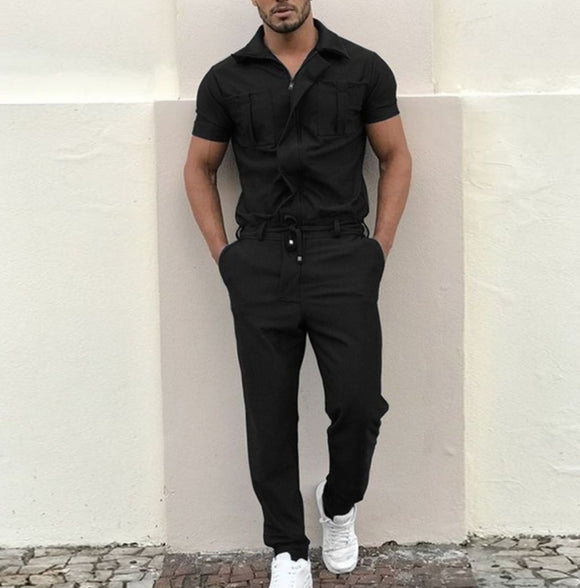 Pantalón Casual Suelto Hombre - Conjunto de Una Pieza