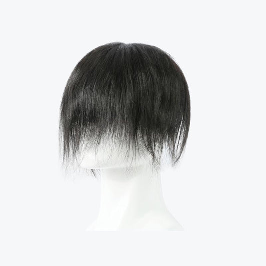 Pelucas para Hombre Cabello Humano Real Tejido a Mano