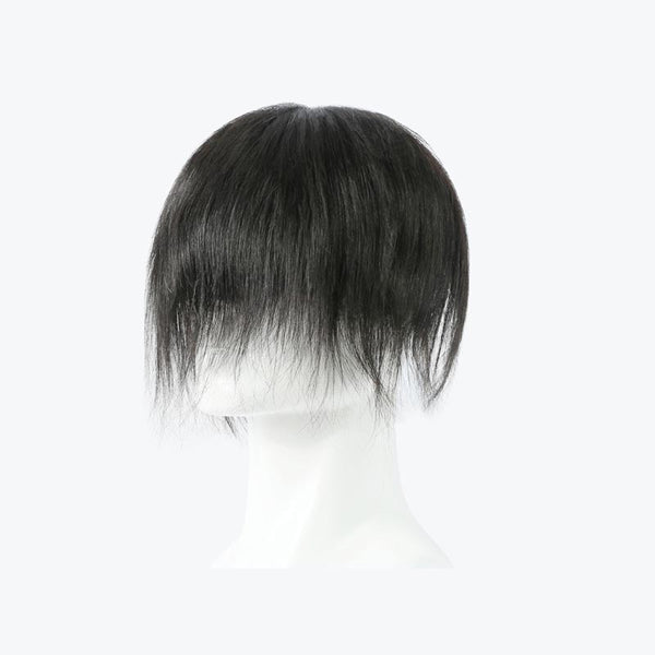 Pelucas para Hombre Cabello Humano Real Tejido a Mano
