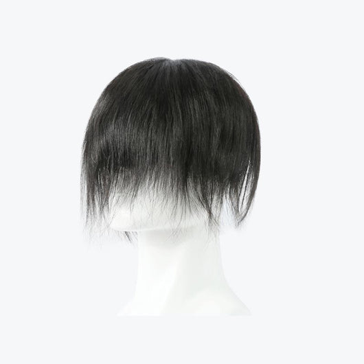 Pelucas para Hombre Cabello Humano Real Tejido a Mano