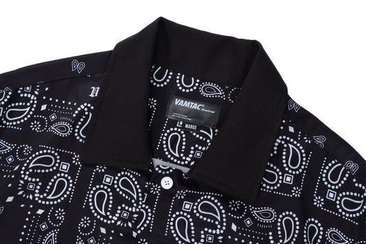 Camisa Patchwork Hombre Estilo Hip-hop Oversize Unisex - Image 2