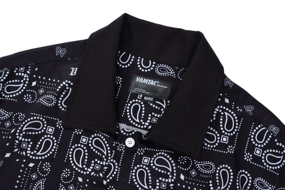Camisa Patchwork Hombre Estilo Hip-hop Oversize Unisex