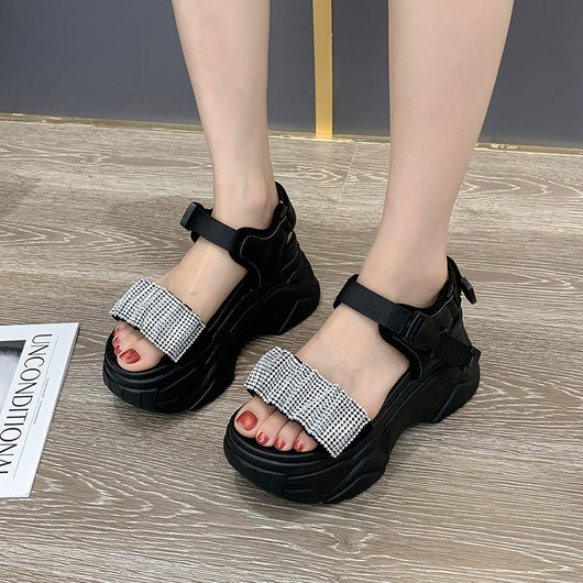 Sandalias Deportivas Cómodas Estilo Coreano con Punta Redonda - Image 5