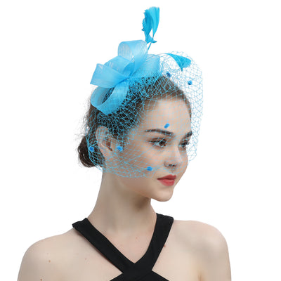 Tocado de Novia con Velo, Lazo y Sombrero de Copa - Image 10