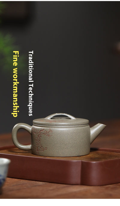 Tetera Artesanal de Barro Púrpura con Boca Ancha - Té Premium Hanwa - Image 22