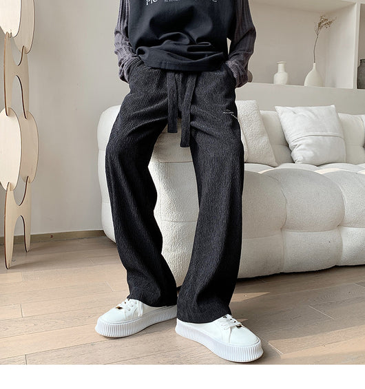Pantalones Anchos Plisados Holgados - Image 11