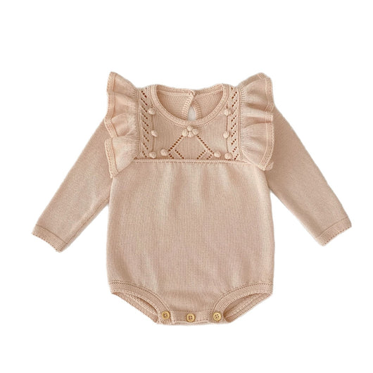 Blusa Infantil de Encaje Manga Larga Color Liso - Versátil y Elegante - Image 5