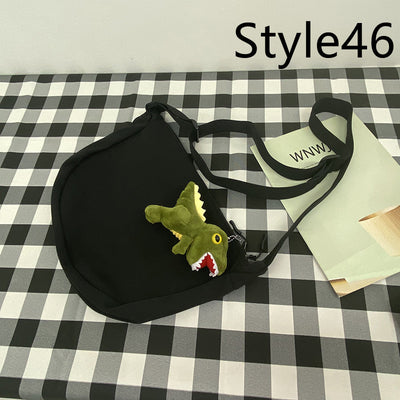 Bolsa Mensajero de Lona para Hombre - Bolso de Hombro Ligero y Versátil - Image 49