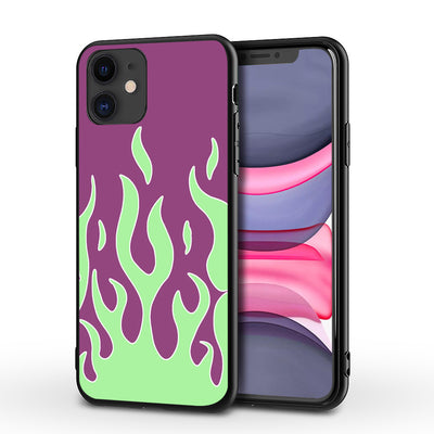 Funda Protectora Compatible con Apple iPhone - Diseño Flame - Image 4