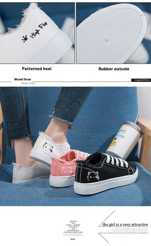 Zapatillas de Lona para Mujer Blancas Transpirables Casual Deportivas Primavera - Image 10