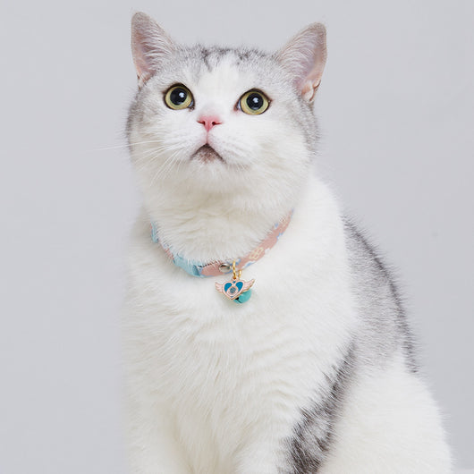 Collar Arcoíris Silencioso para Gatos - Diseño Adorable y Seguro