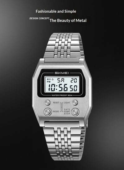 Reloj Digital Minimalista Retro Resistente al Agua para Hombre - Image 13
