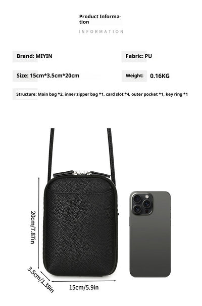 Bolso Bandolera Vertical para Mujer - Diseño Minimalista y Versátil - Image 10