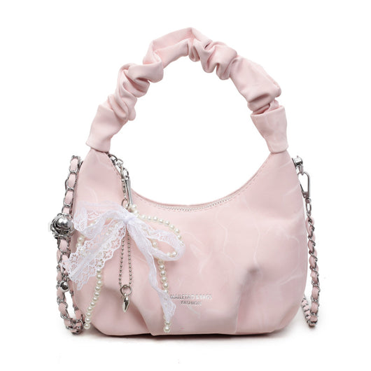 Bolso Bandolera Wild Chain con Pliegues Exquisitos - Image 6
