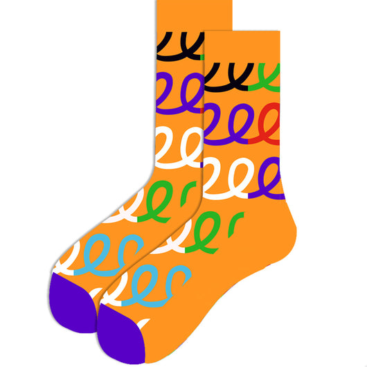 Calcetines Navideños para Hombre - Diseño Alce y Papá Noel en Algodón Premium - Image 31
