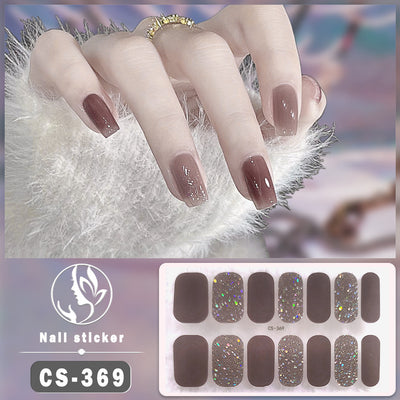 Uñas Postizas Impermeables de Color Sólido para Nail Art - Image 31