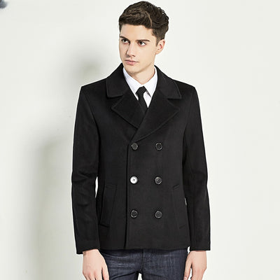 Abrigo Negro Casual para Hombre - Estilo Moderno y Versátil - Image 11