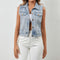 Chaleco Denim Holgado de Moda Casual