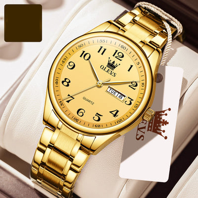 Reloj de Hombre con Banda de Acero Envejecido Resistente al Agua - Image 10