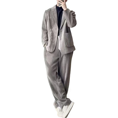 Conjunto Elegante de Traje y Pantalones Casuales para Hombre - Image 5