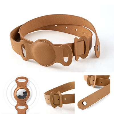 Funda Protectora de Cuero con Dispositivo Localizador para Collar de Gatos y Perros - Image 26