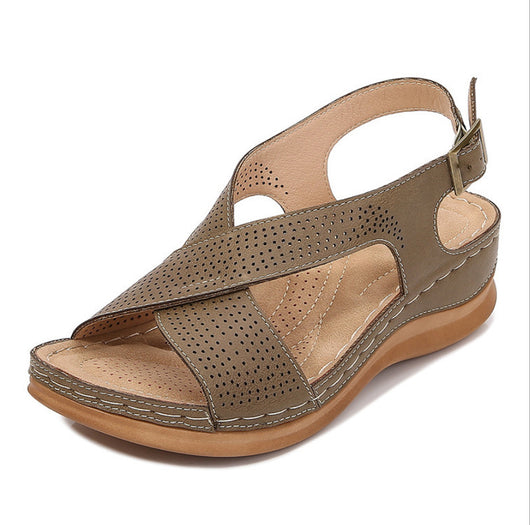 Sandalias Cómodas Talla Grande con Cuña - Estilo Europeo y Americano - Image 4