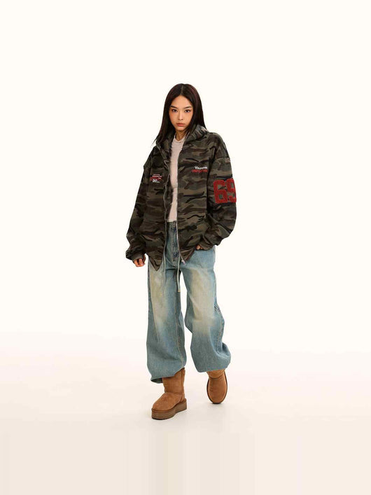 Sudadera Tipo Cardigan Camuflaje Forrada en Polar Grueso - Image 6