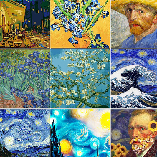 Cuadro de Pintura Digital al Óleo sin Marco