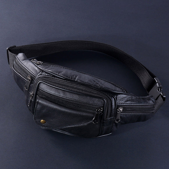 Bolsa Cruzada de Cuero para Hombre - Grande, Multifuncional y Resistente