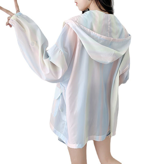 Chaqueta Protección Solar Degradado Ice Silk para Mujer