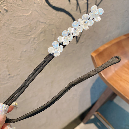 Coletero Fluido de Moño Flor Pétalo - Accesorio para Cabello Elástico y Suave - Image 11